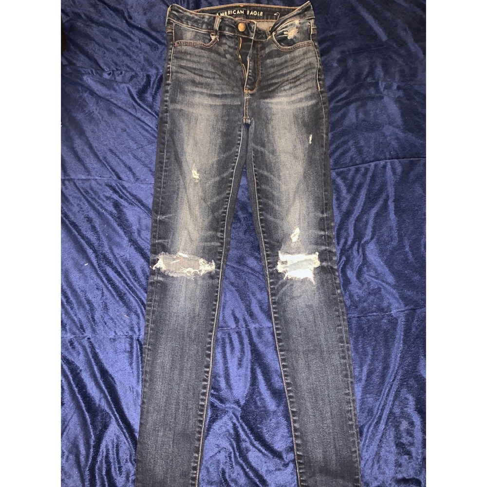 American Eagle highest rise jeggings